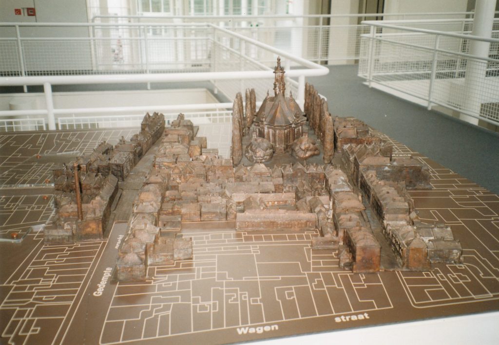 Maquette Joodse Buurt boven