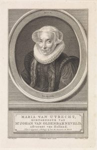 Portret van Maria van Utrecht, Reinier Vinkeles (I), naar Michiel Jansz. van Mierevelt, 1758 - 1816